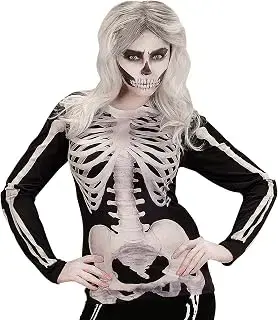 W WIDMANN MILANO Party Fashion - Disfraz Esqueleto, Camisa, Disfraces de Carnaval, Halloween