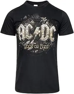 AC/DC · Vd-peacdc40 Camiseta sin Mangas Kniited Hombre (Pack de 1)