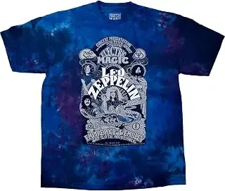 Liquid Blue · Led Zeppelin Wembley 71 Electric Magic Empire Pool Camiseta Hombre (Pack de 1)