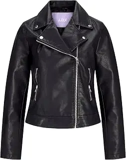 Jack & Jones Leather Look Biker Jacket JXGAIL Leather Look Biker Jacket