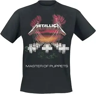 Camiseta Metallica Master of Puppets Tour Europe 86