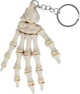 Angyape skeleton hand keychain