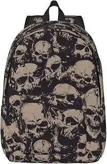 Vintage grunge skull backpack
