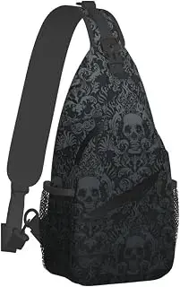 MEDTOGS Victorian gothic skull crossbody bag