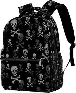 EVANLinsim blue skull backpack