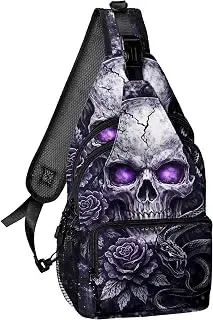 Cool Skull Rose crossbody bag