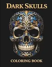 Dark Skulls coloring book