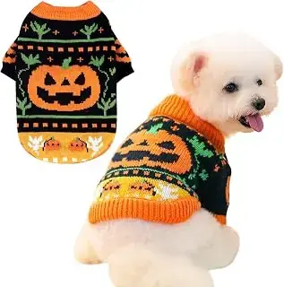 Jersey de cuello alto de calavera para mascota