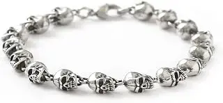 Pulsera de cuentas con calavera
