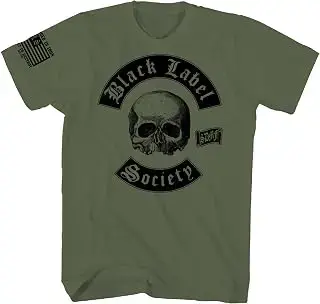 Camiseta Black Label Society con estampado doble